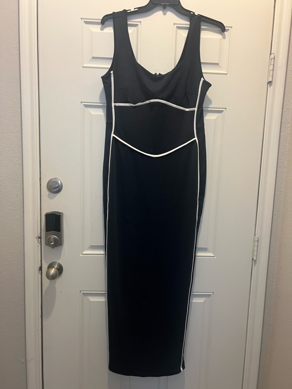 Navy Blue Sleeveless Maxi Dress